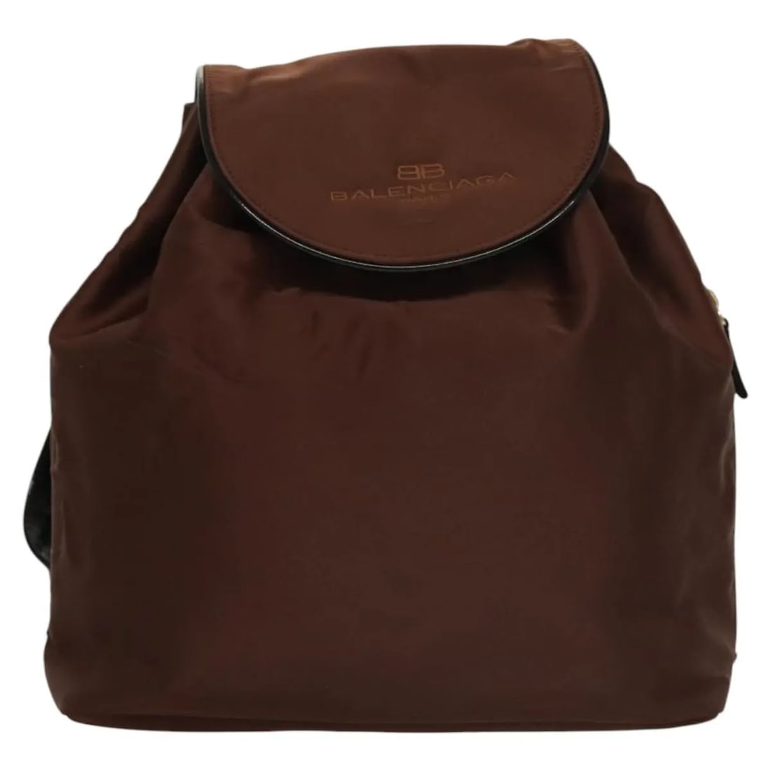 Balenciaga Vintage Backpack Brown Nylon Spain: Balenciaga Vintage Backpack Brown Nylon Spain This Balenciaga vintage backpack is crafted from brown nylon and designed for women. Made in Spain, the backpack features a classic silhouette with functi