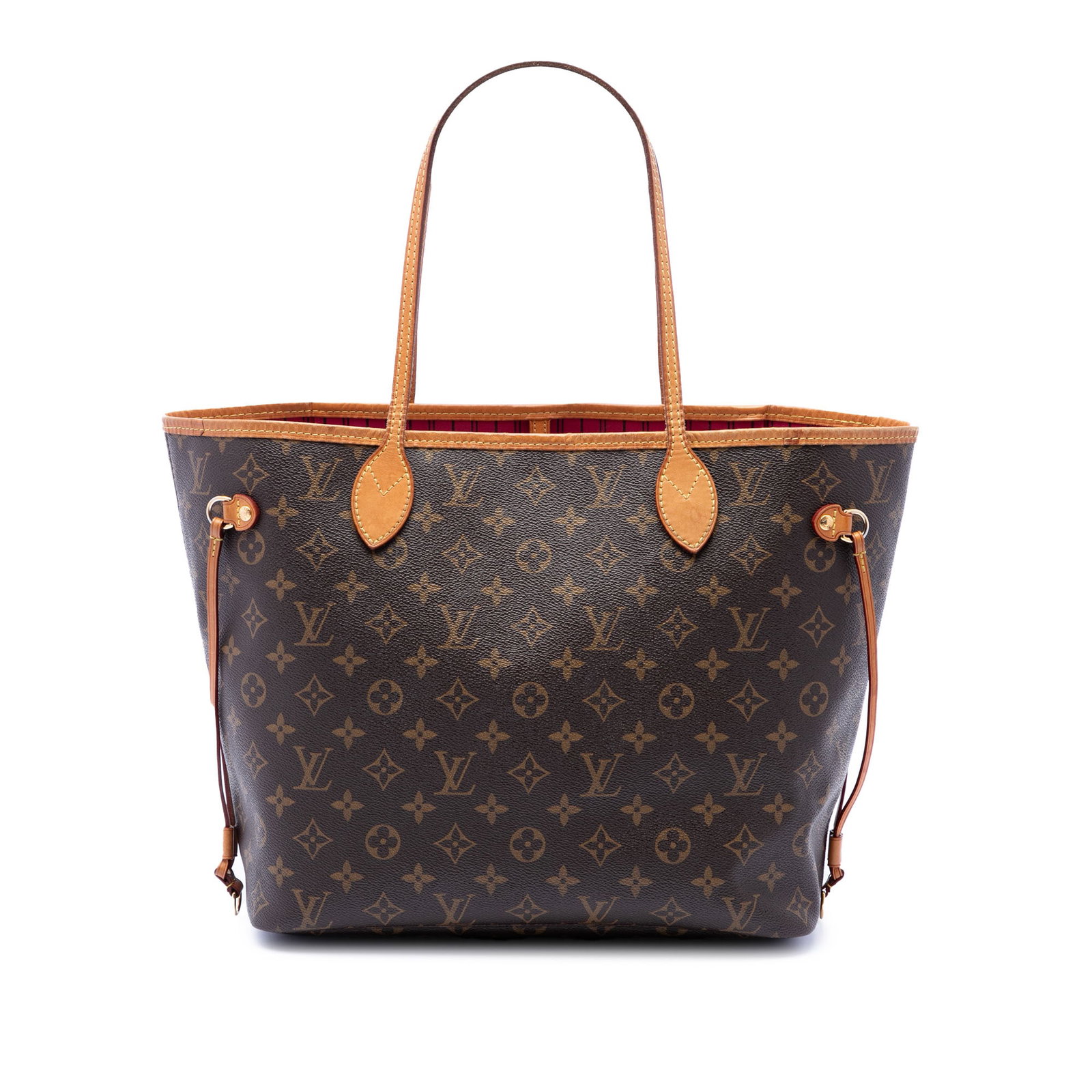 Louis Vuitton Neverfull MM Monogram Canvas Tote Bag: Louis Vuitton Neverfull MM Monogram Canvas Tote Bag Louis Vuitton Monogram Neverfull MM tote bag crafted with a monogram canvas body and vachetta leather trim. It features flat vachetta leather