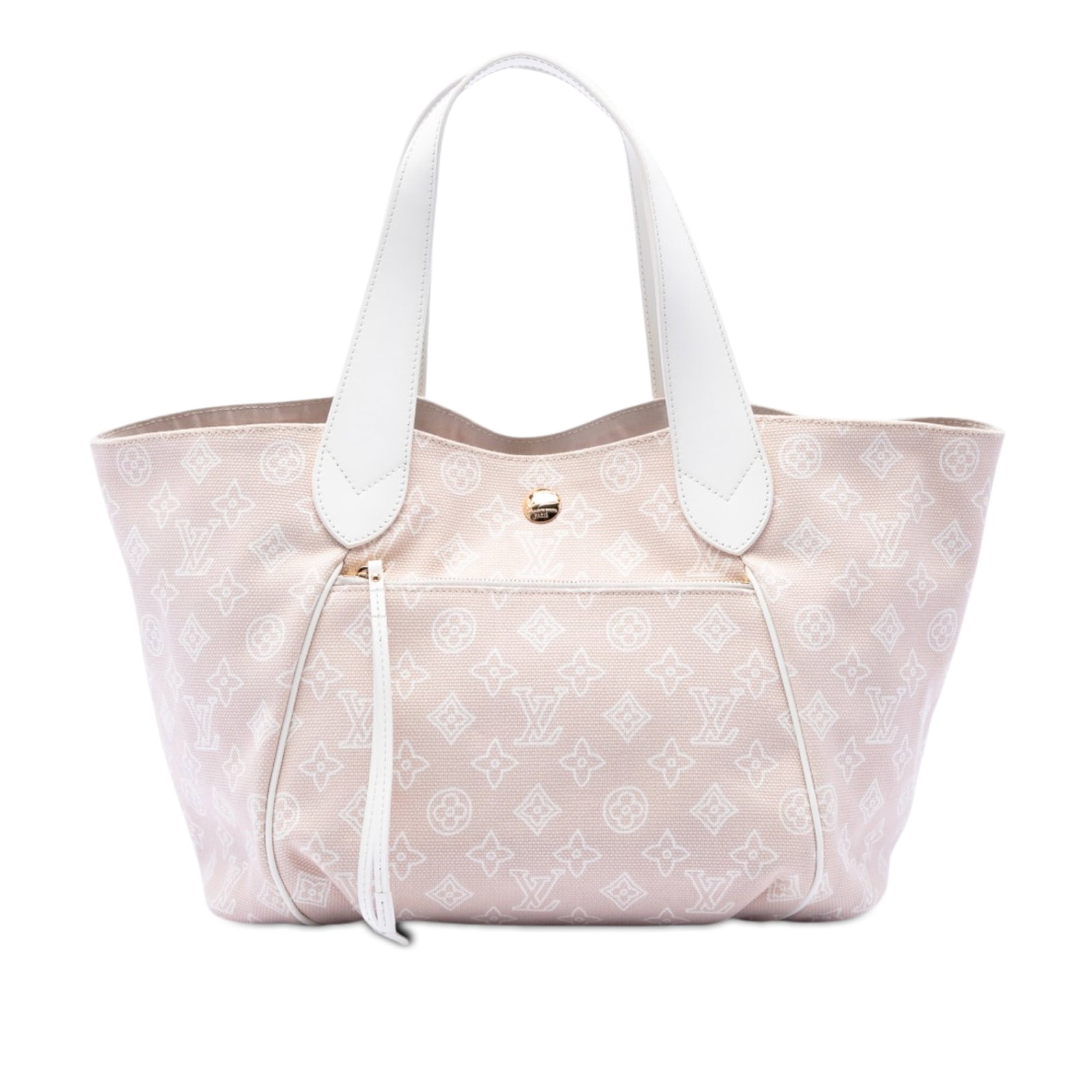 Louis Vuitton Cabas Ipanema PM Monogram Canvas Tote: Louis Vuitton Cabas Ipanema PM Monogram Canvas Tote The Louis Vuitton Monogram Cabas Ipanema PM is crafted with a durable canvas body accented by leather trim and flat leather straps. It features an o
