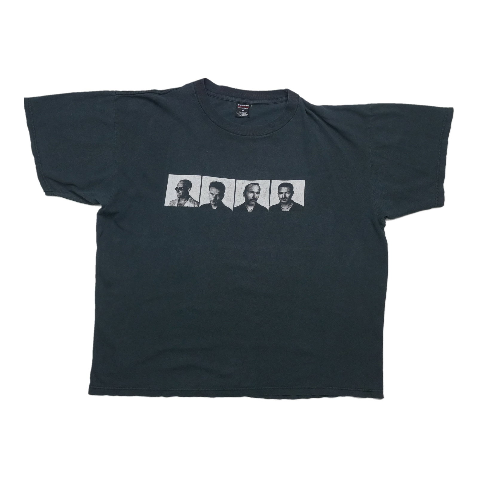 Vintage U2 Pop Mart Tour Black Cotton Shirt XL (1 of 6)
