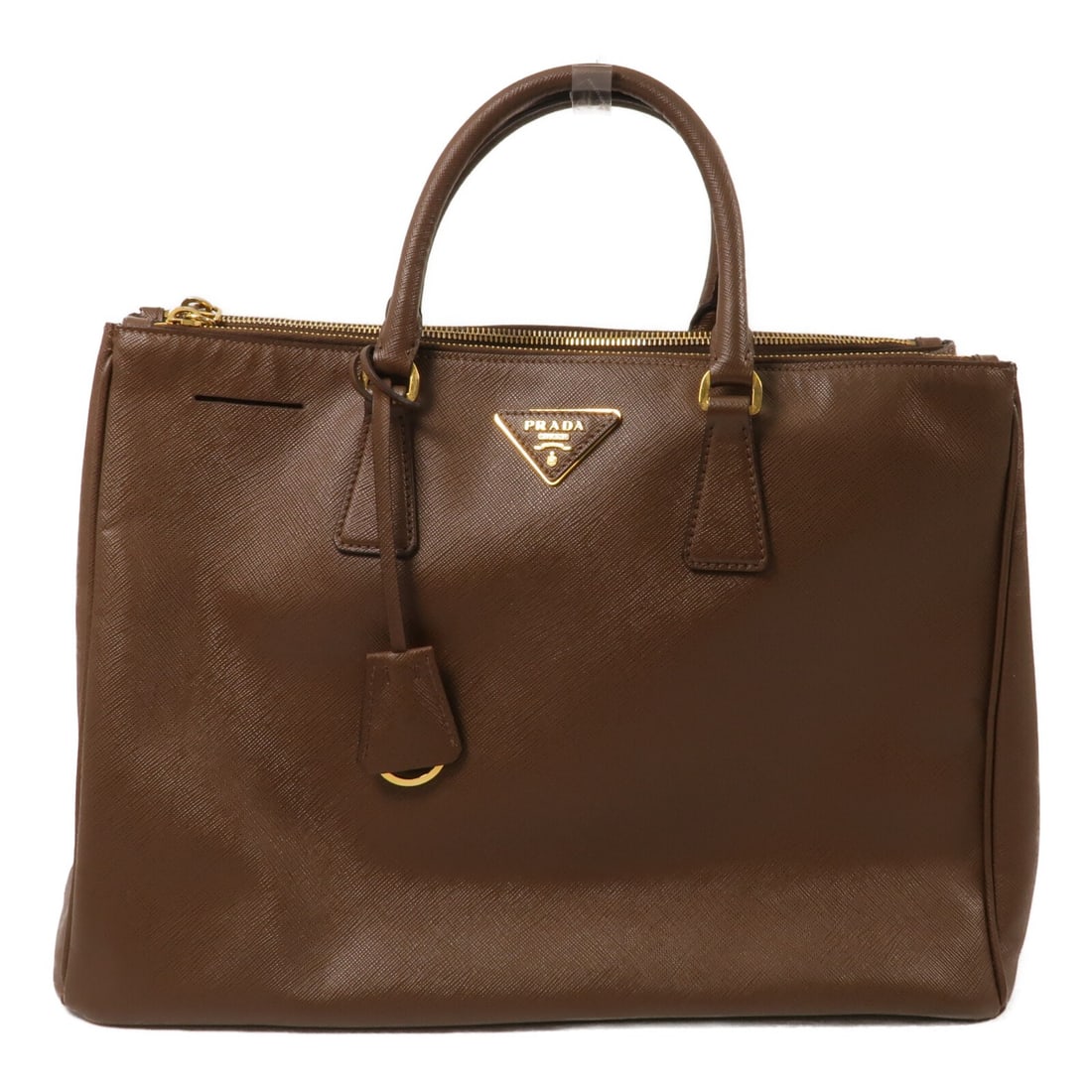 PRADA BN1786 Galleria Saffiano Leather Brown Handbag (1 of 16)