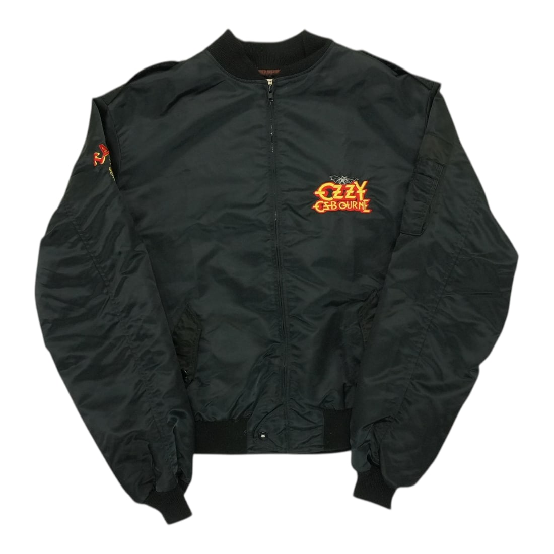 Original 1982 Ozzy Osbourne Remember The Alamo Tour Crew Satin Jacket (1 of 6)