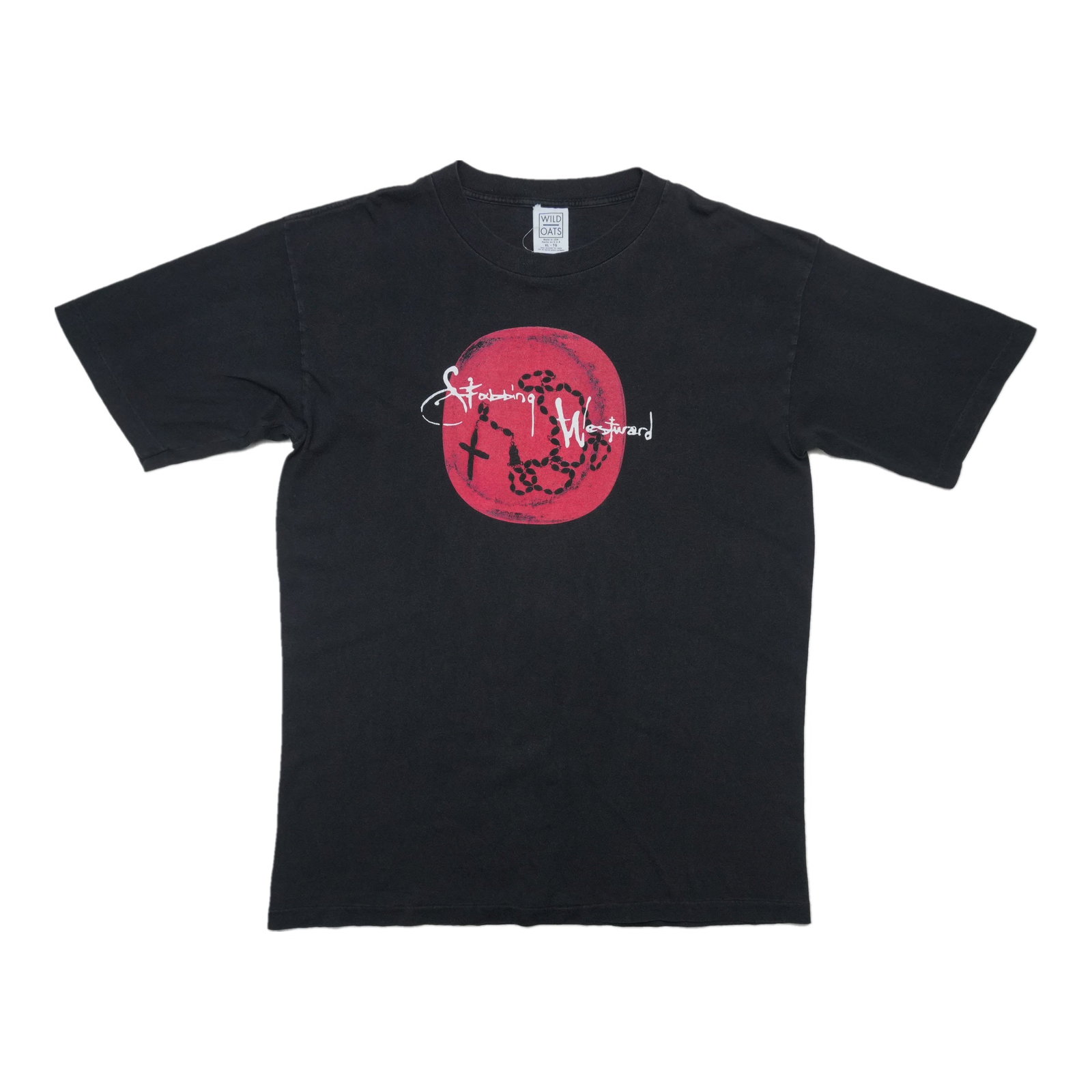 Vintage 1996 Stabbing Westward Black Graphic Shirt XL: Vintage 1996 Stabbing Westward Black Graphic Shirt XL This is an original vintage 1996 Stabbing Westward "Such An Asshole" shirt featuring graphics on both the front and back. The shirt is in excellen