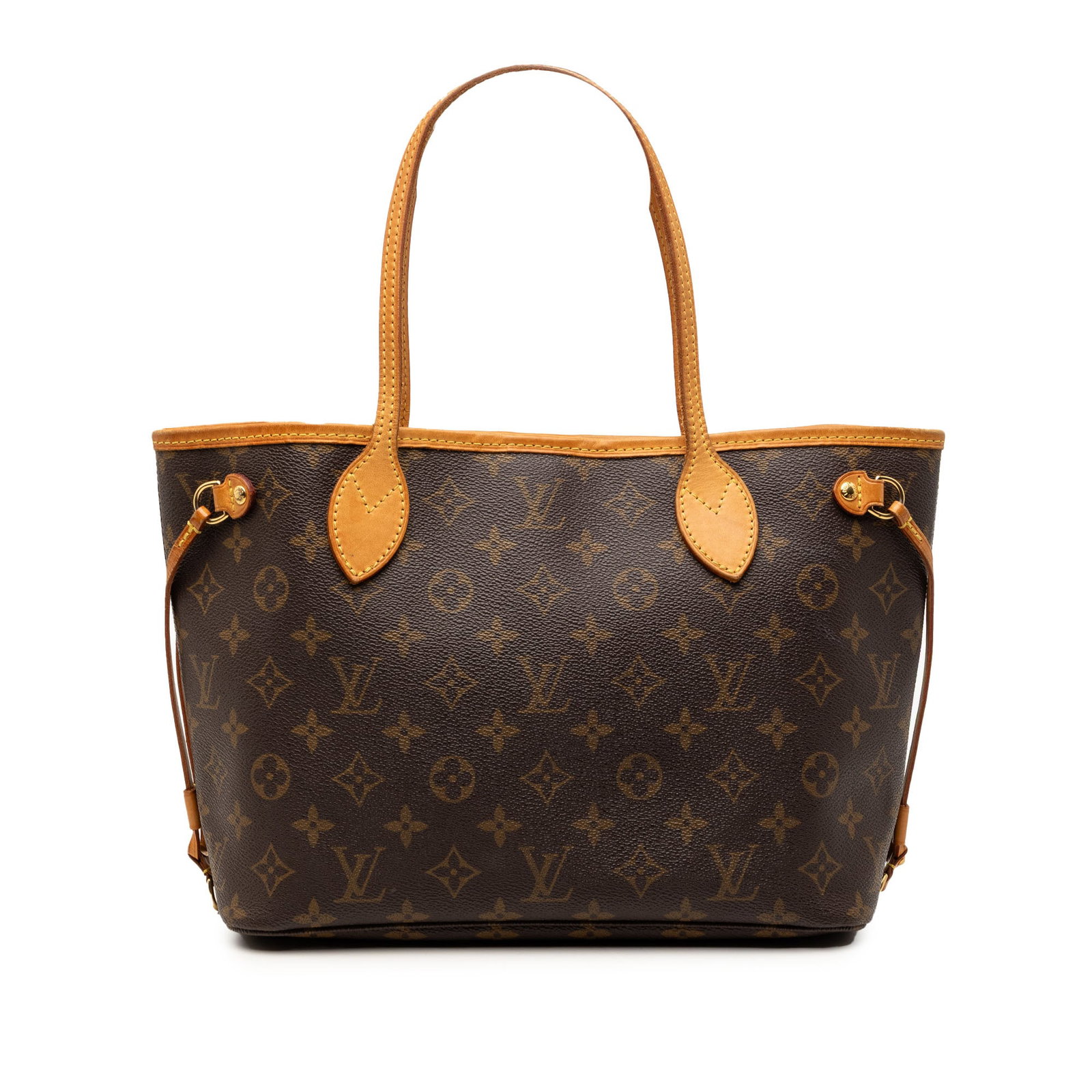 Louis Vuitton Neverfull PM Monogram Canvas Tote Bag: Louis Vuitton Neverfull PM Monogram Canvas Tote Bag Louis Vuitton Monogram Neverfull PM tote bag crafted with a monogram canvas body and leather handles. This open-top design features a lobster claw c