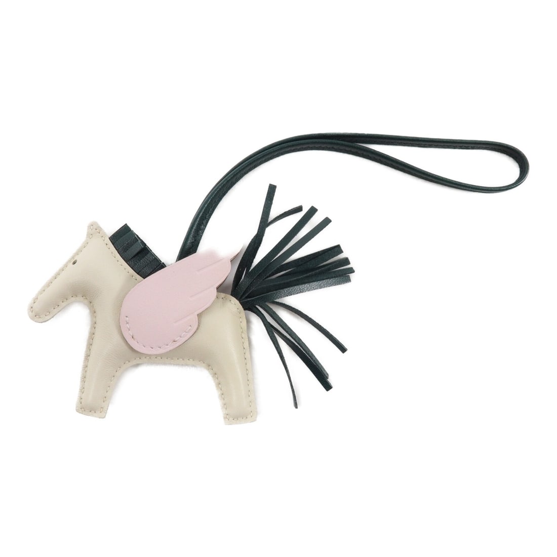 Hermes Pegase PM Rodeo charm in beige lambskin (1 of 8)