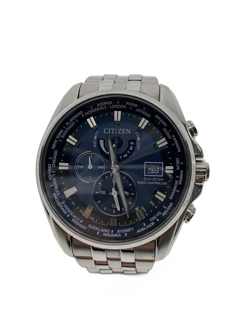 Citizen Eco Drive Stainless Steel Men's Wristwatch H820 S092035: Citizen Eco Drive Stainless Steel Men's Wristwatch H820 S092035 This CITIZEN Eco-Drive H820-S092035 men's wristwatch features a stainless steel case and band in a silver color. The watch is powered by