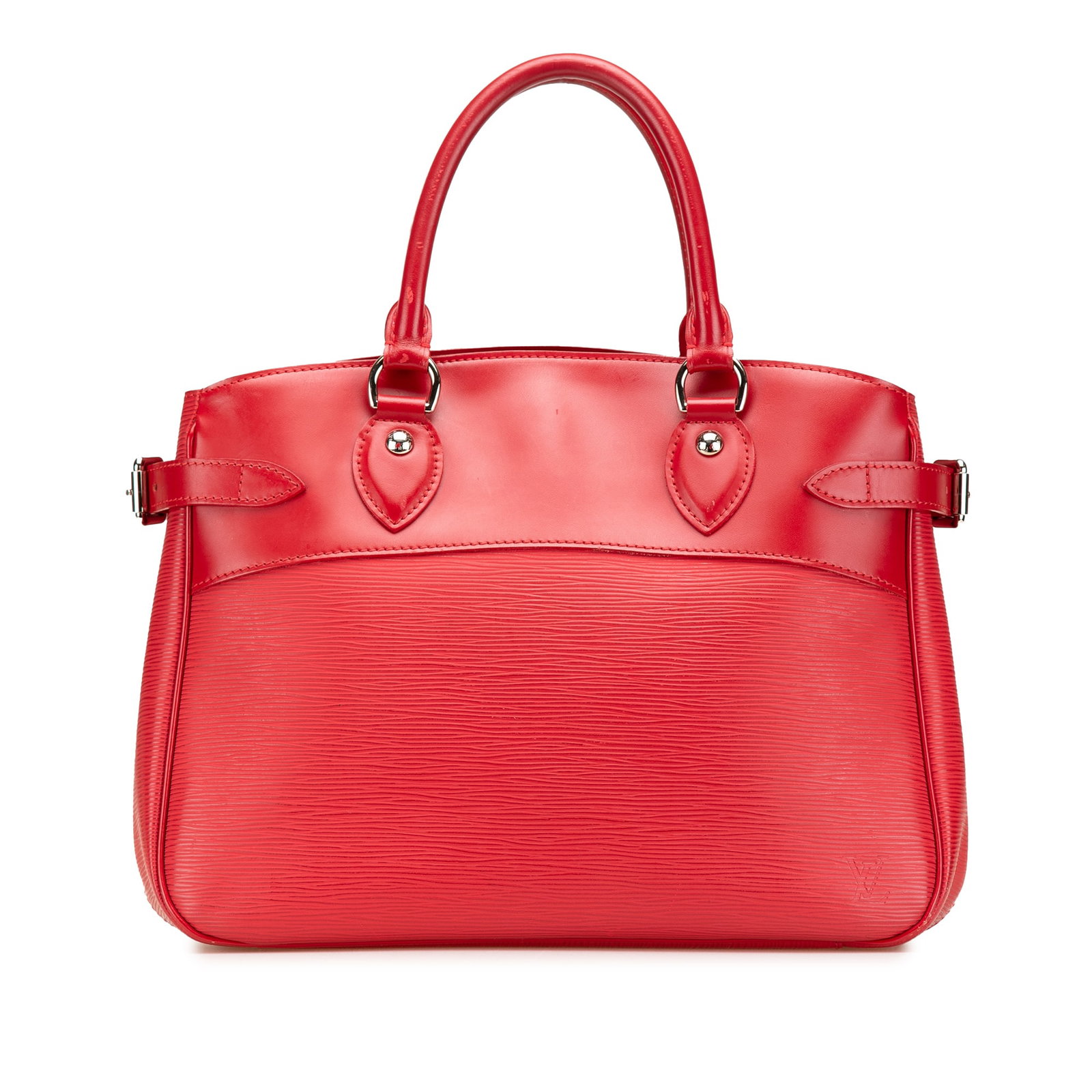 Louis Vuitton Epi Passy PM Red Leather Handbag: Louis Vuitton Epi Passy PM Red Leather Handbag The Louis Vuitton Epi Passy PM is a stylish and functional bag crafted from high-quality epi leather in a vibrant red color. This chic handbag features r