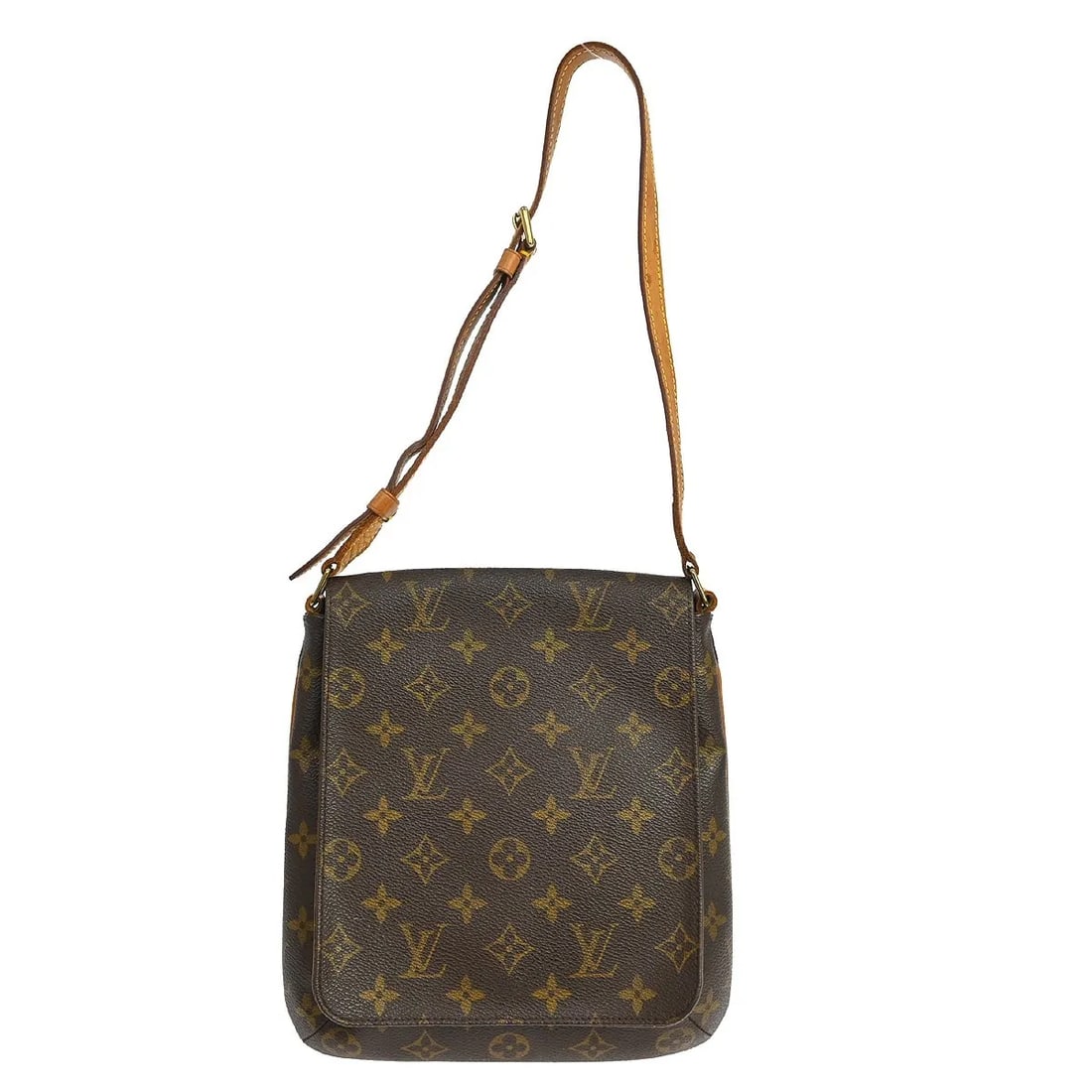 Louis Vuitton Musette Salsa Shoulder Bag in Monogram Canvas: Louis Vuitton Musette Salsa Shoulder Bag in Monogram Canvas Louis Vuitton Musette Salsa shoulder bag in brown monogram canvas. Made in Spain, this piece is presented in fair condition with visible wea