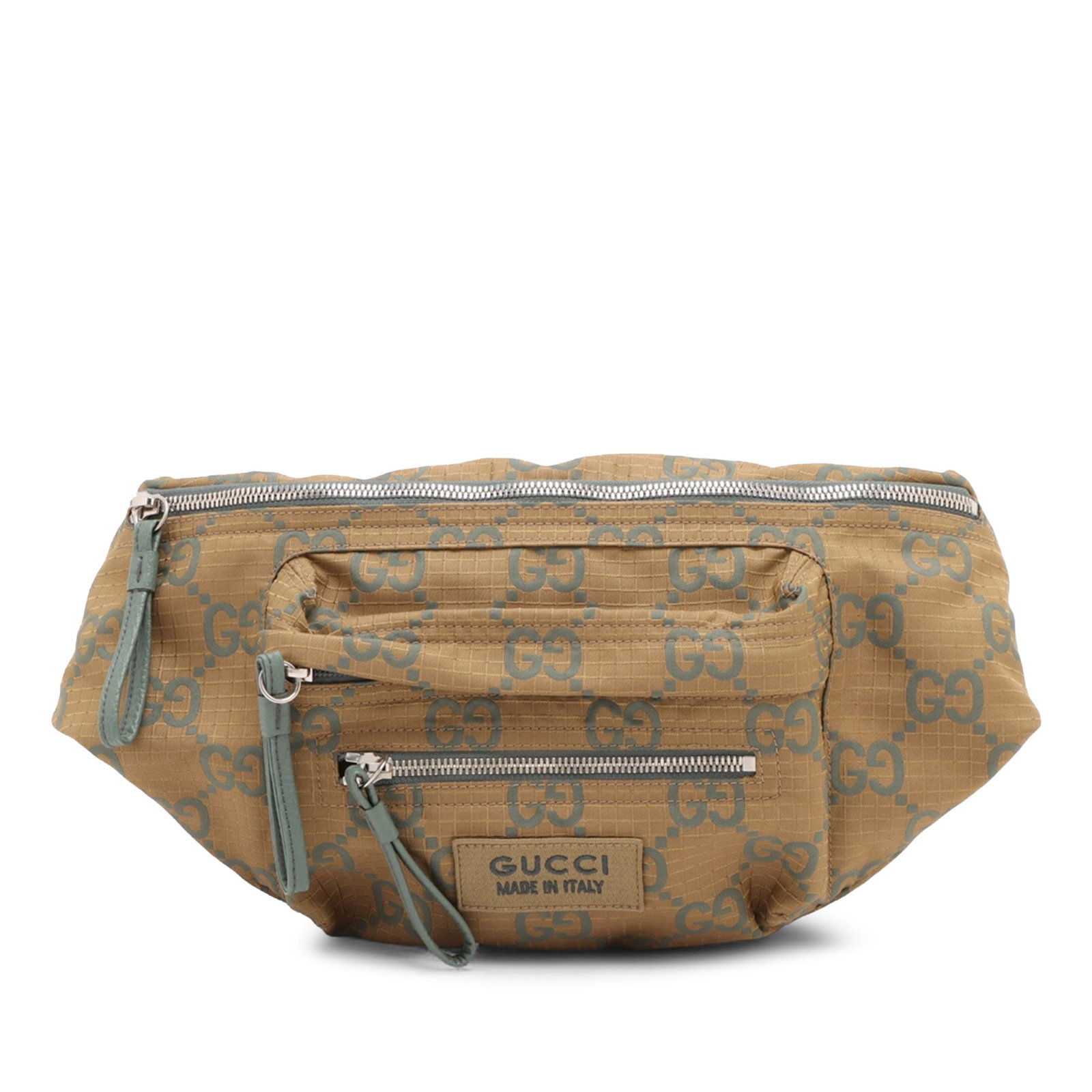 Gucci GG Ripstop Nylon Waist Bag Brown (1 of 10)