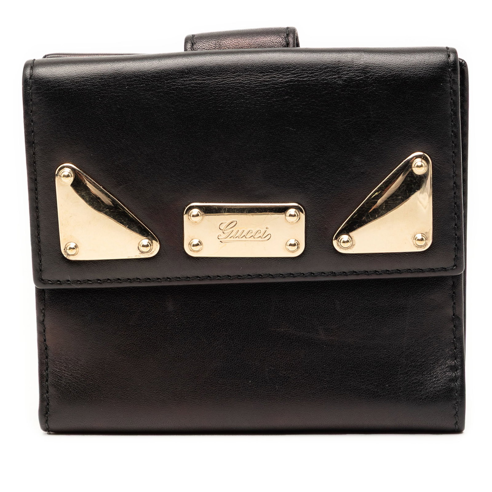 Gucci black leather Indy bifold wallet (1 of 8)
