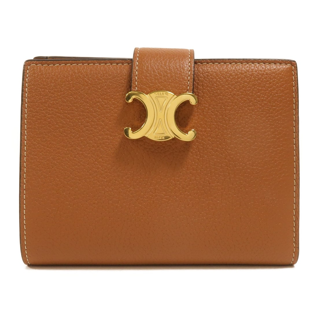 CELINE Nino Bi-fold Calfskin Wallet Brown GHW (1 of 18)