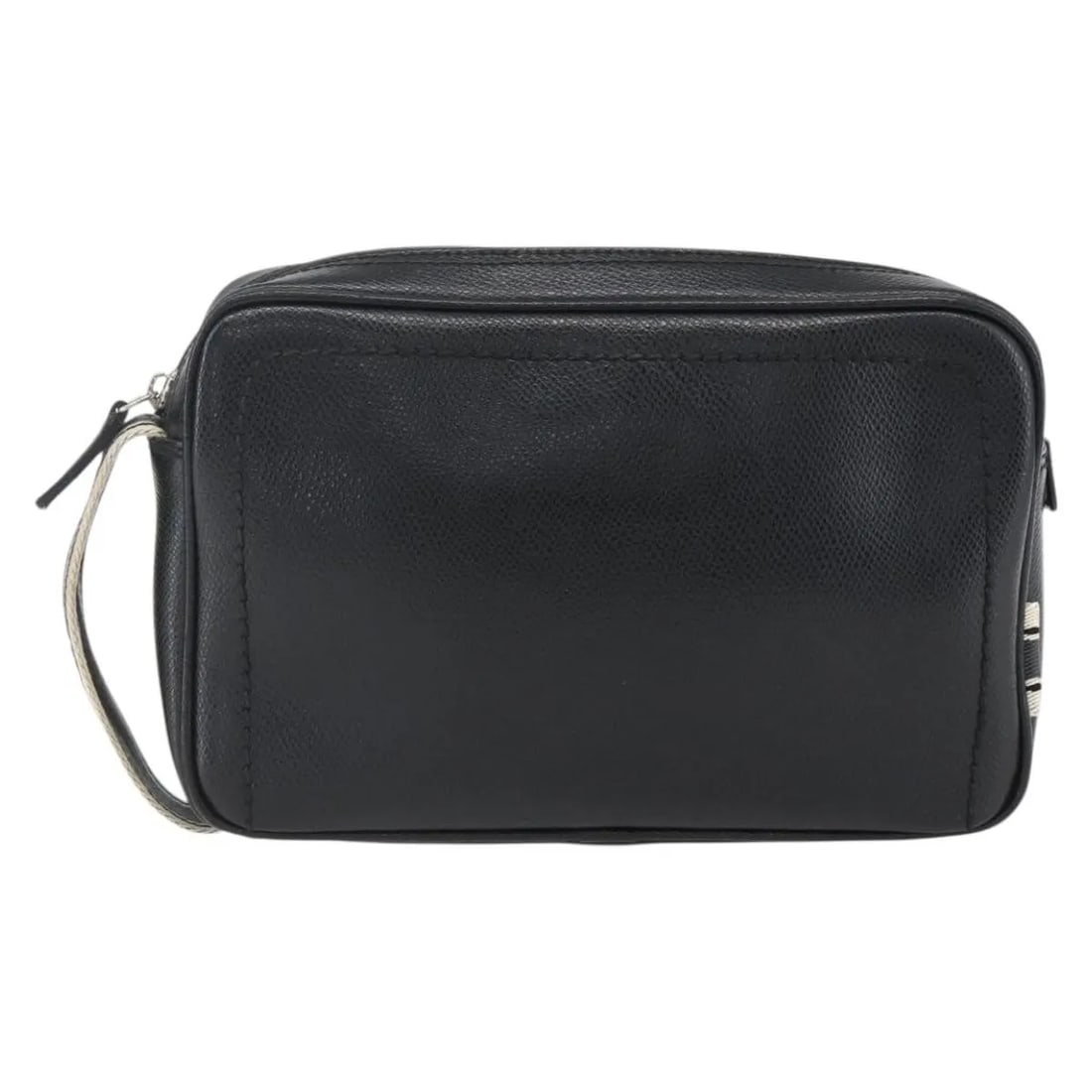 Vintage Salvatore Ferragamo Black Leather Unisex Clutch Bag Italy: Vintage Salvatore Ferragamo Black Leather Unisex Clutch Bag Italy This Salvatore Ferragamo vintage clutch bag features a classic black leather exterior and is designed for unisex use. Made in Italy, t