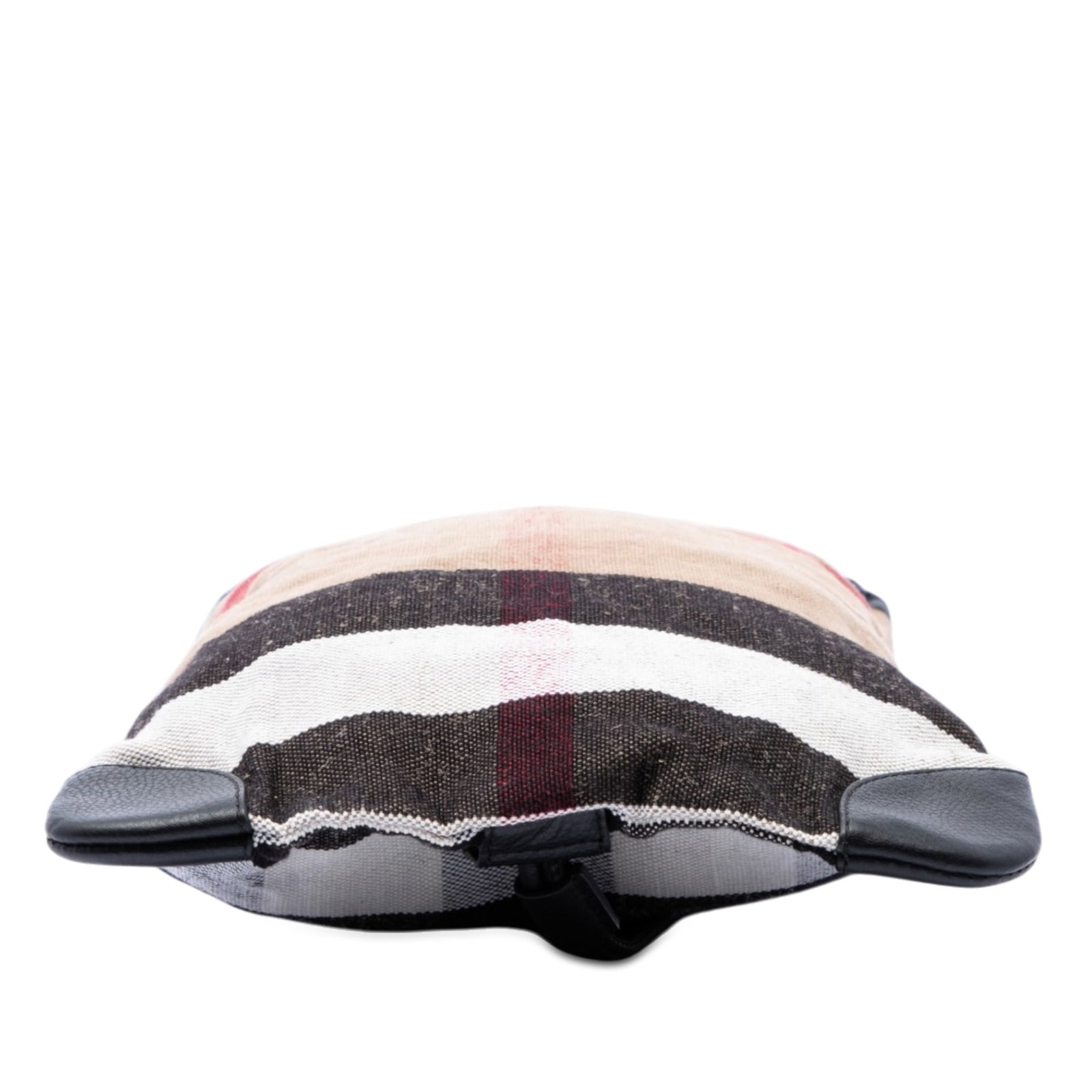 Burberry Mega Check Drawstring Canvas Backpack - 3