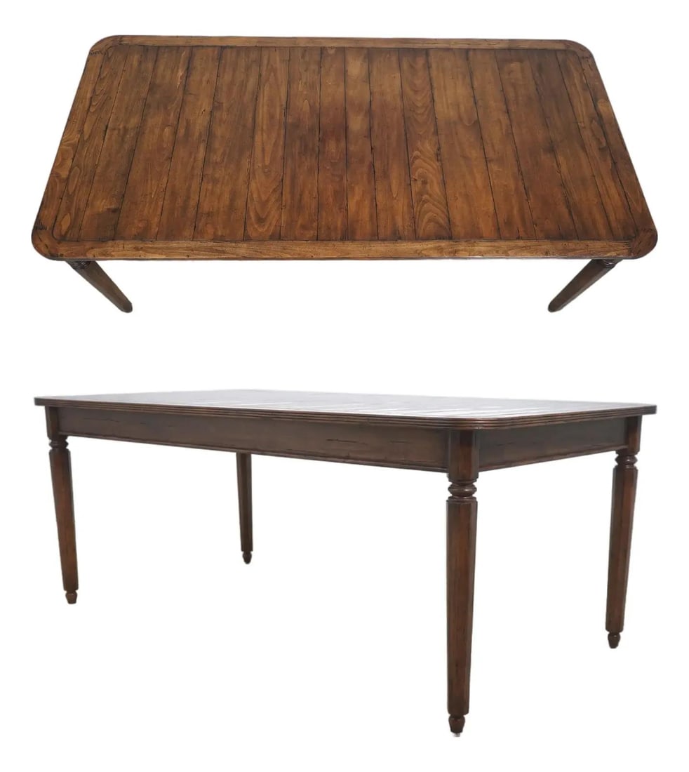 Guy Chaddock Country French Wood Dining Table 40w x 76d x 30h (1 of 10)