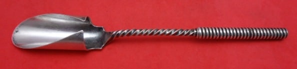Whiting Twist #6 Sterling Silver Large Cheese Scoop 9 Inch (1 of 2)