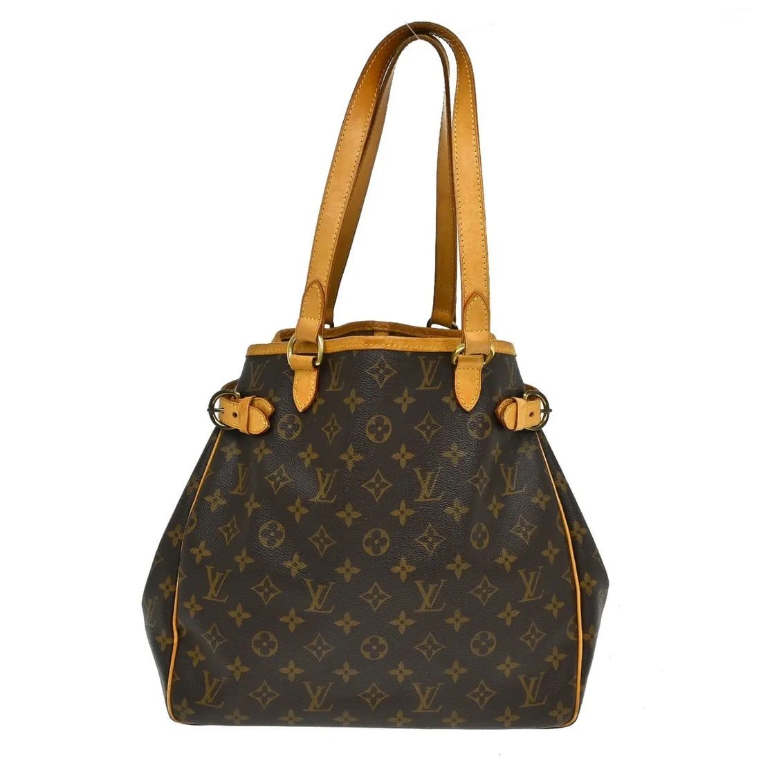 Louis Vuitton Batignolles Monogram Canvas Tote: Louis Vuitton Batignolles Monogram Canvas Tote This Louis Vuitton Batignolles handbag features the signature monogram canvas in brown and is designed for women. Crafted in Spain, it offers a spacious 