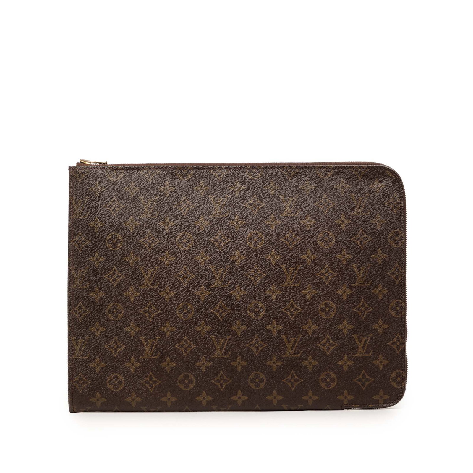 Louis Vuitton Poche Documents Portfolio Monogram Canvas Clutch (1 of 8)