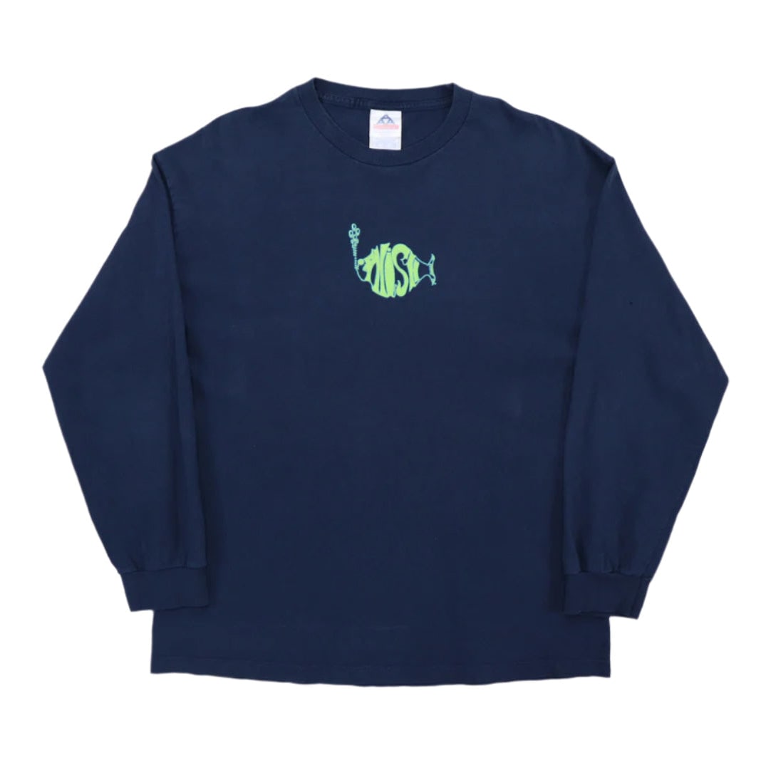 Vintage 2003 Phish Winter Tour Blue Cotton Long Sleeve Shirt XL (1 of 7)