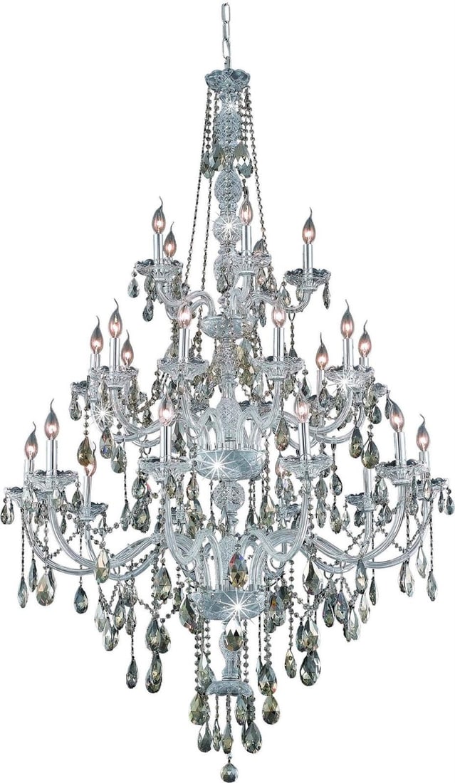 Elegant Lighting Verona Bowl Chandelier 25-Light Royal-Cut Crystal (1 of 1)