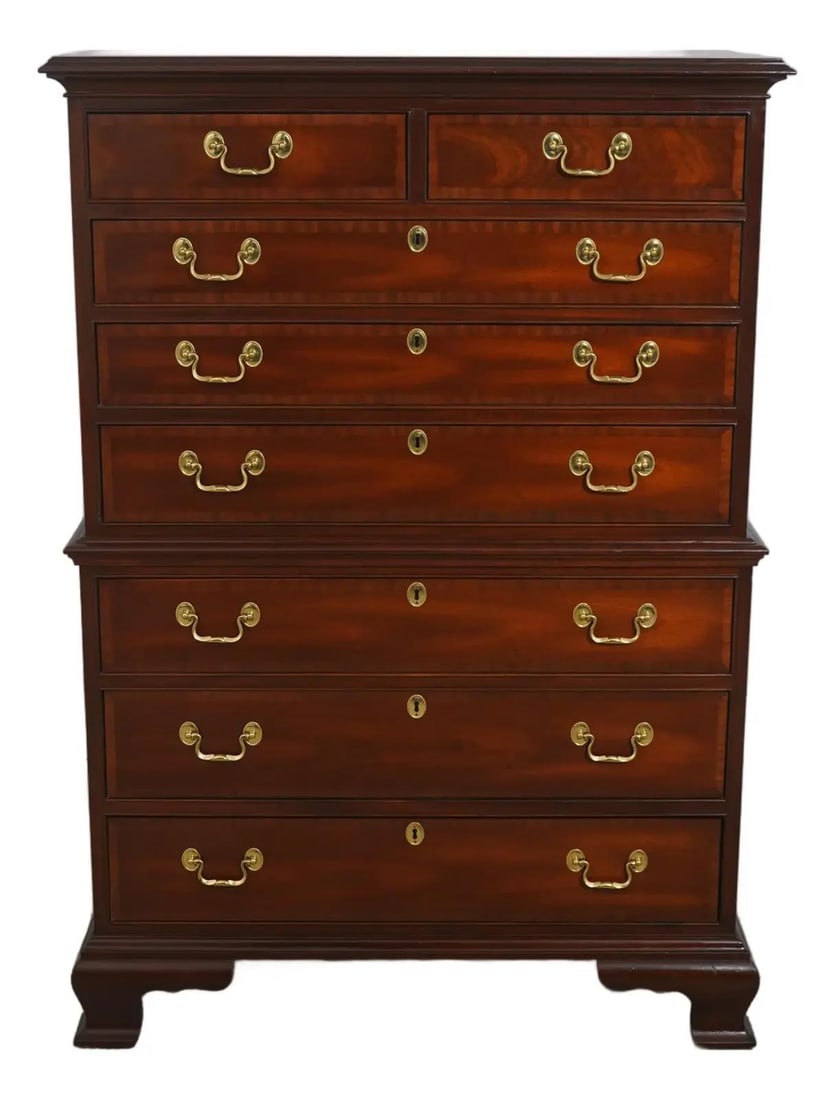 Mahogany Councill Craftsmen dresser with 8 drawers (1 of 10)