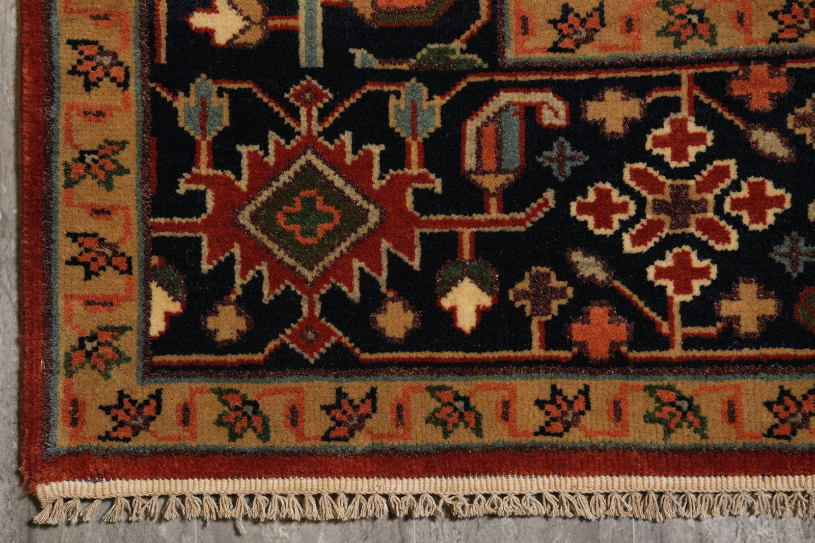 10 x 10 Feet Square Serapi Wool Handmade Rug Persian Design - 10