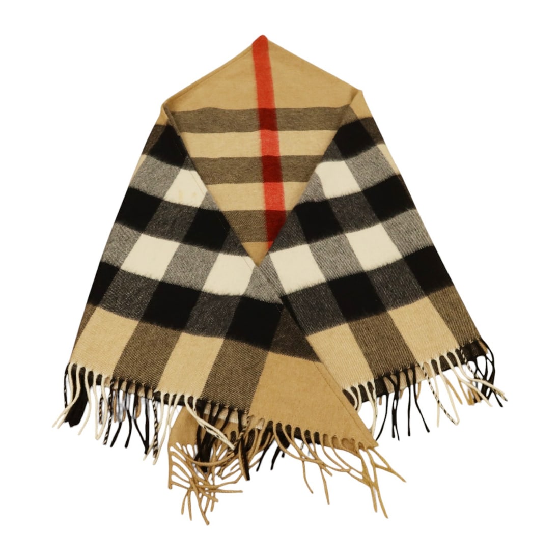 Burberry Cashmere Scarf in Brown Beige 167x85: Burberry Cashmere Scarf in Brown Beige 167x85 This Burberry scarf for women is crafted from soft cashmere in a beige and brown color scheme. It features a classic design and offers comfort and warmth.