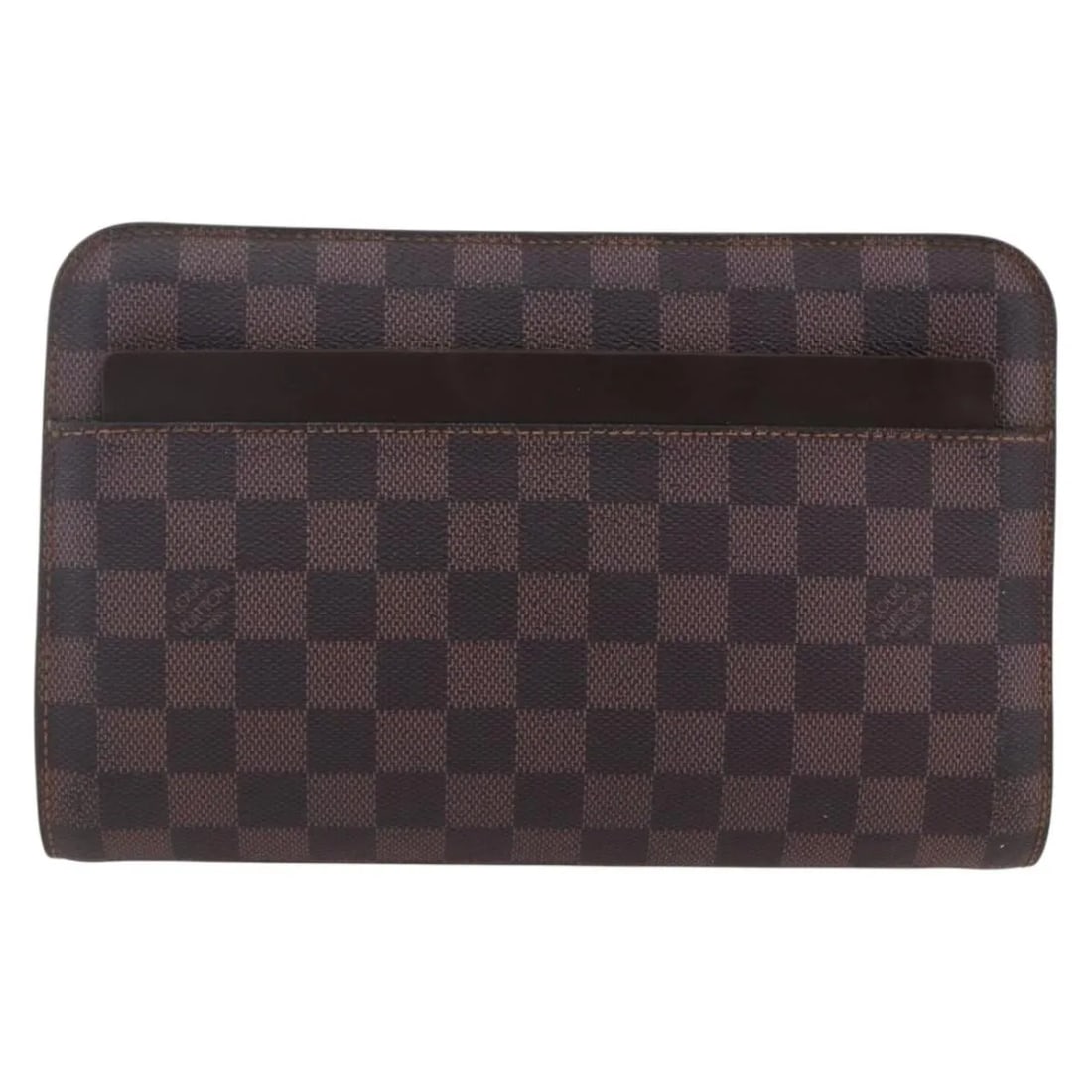 Louis Vuitton Damier Canvas Pochette Saint Louis Brown 25cm x 16cm x 5cm (1 of 18)