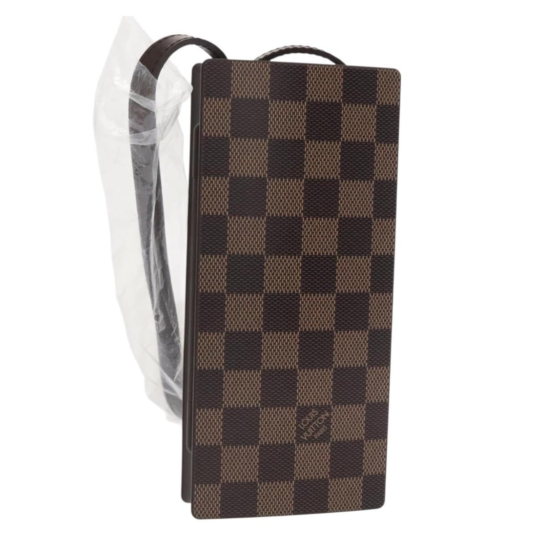 2003 Louis Vuitton Damier Ebene Metal Laptop With Instruction Manual: 2003 Louis Vuitton Damier Ebene Metal Laptop With Instruction Manual This Louis Vuitton laptop in Damier Ebene features a metal exterior and comes with an instruction manual card. Made in France, the 