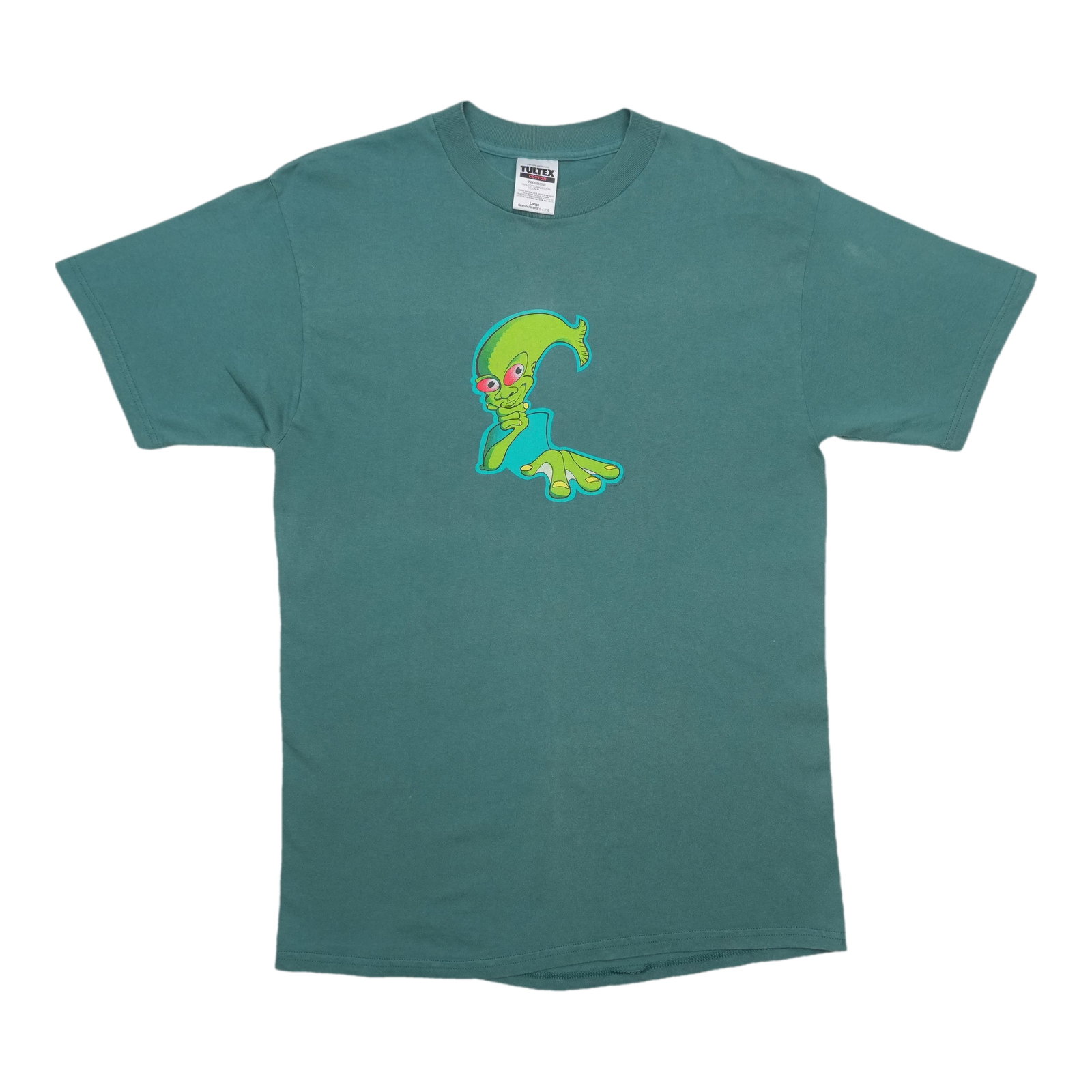 Vintage 1996 Phish Fall Tour Green Cotton Tee Large (1 of 6)