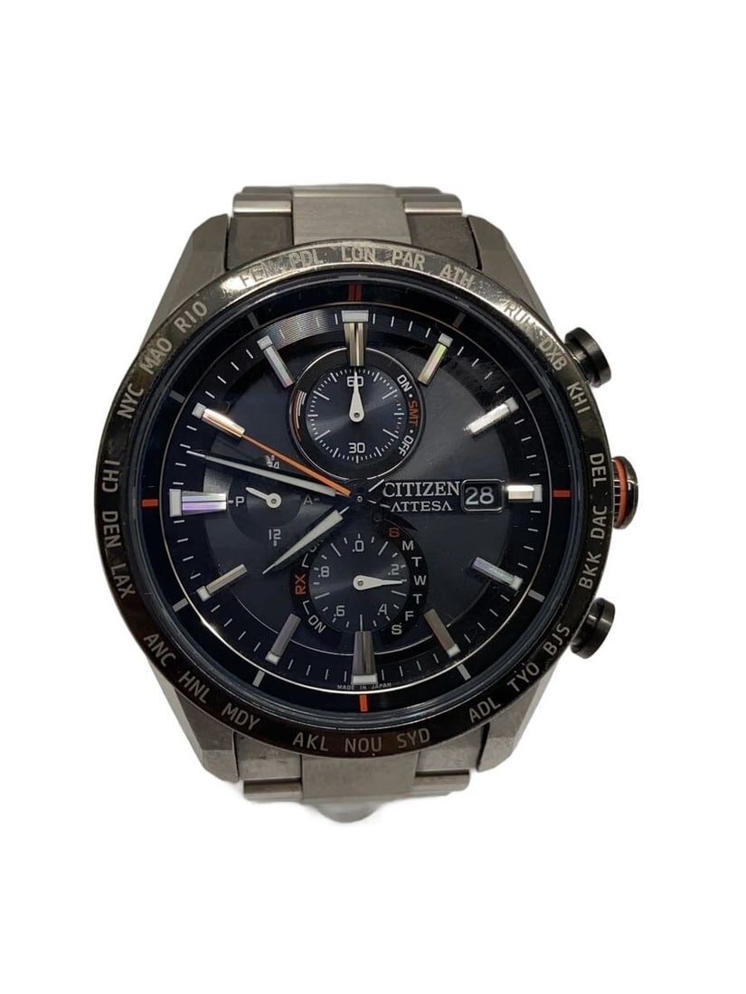 Citizen Attesa ACT Line Direct Flight Titanium Men's Wristwatch AT8189-61E H800 (1 of 5)