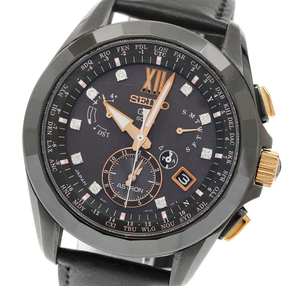 Seiko Astron SBXB083 8X53-0AP0-2 Men's Wristwatch Japan: Seiko Astron SBXB083 8X53-0AP0-2 Men's Wristwatch Japan Pre-owned Seiko Astron wristwatch from Japan. This men's limited edition model is identified as SBXB083/8X53-0AP0-2. Specifications Brand: Seiko