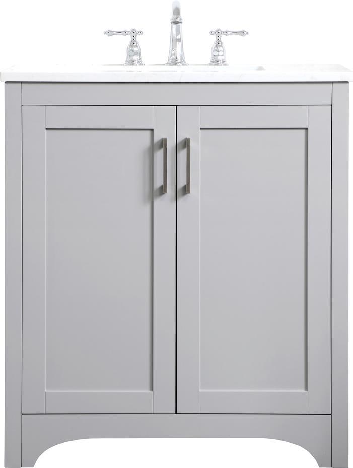 Elegant Lighting Transitional Bathroom Vanity Brushed Nickel Finish: Elegant Lighting Transitional Bathroom Vanity Brushed Nickel Finish This sophisticated traditional bathroom vanity combines modern design with functional elegance, perfect for contemporary homes. Craf
