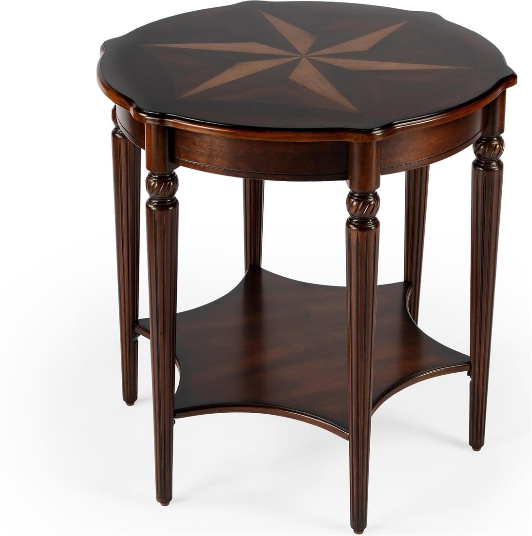 Butler Bainbridge Side Table Cherry Veneer Formal Style 28x28x28 (1 of 7)