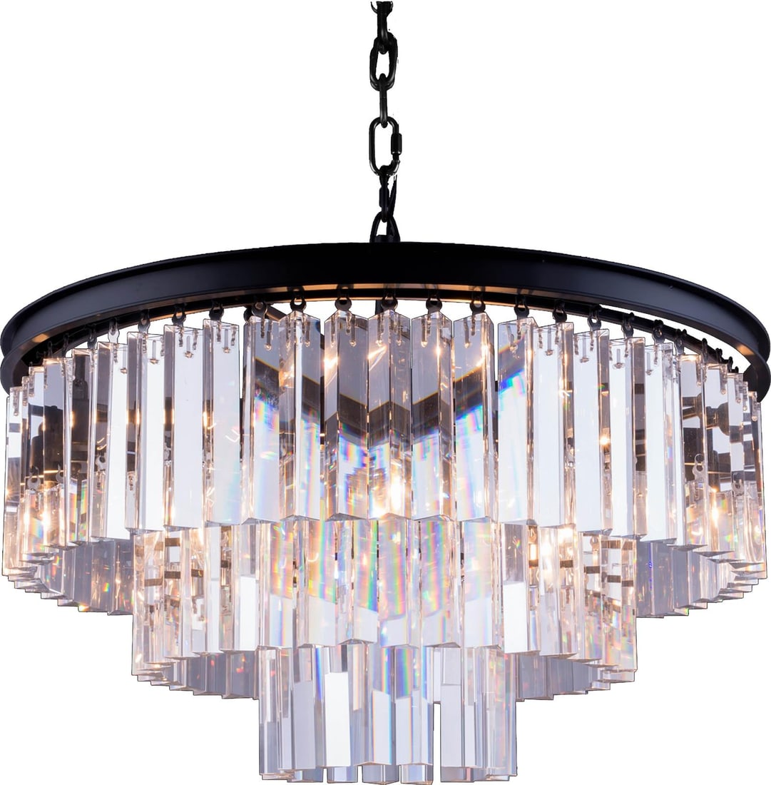 Elegant Lighting Sydney Pendant Lamp Mocha Crystal 9 Bulb E12 UL-Listed: Elegant Lighting Sydney Pendant Lamp Mocha Crystal 9 Bulb E12 UL-Listed Illuminate your space with the Mocha Crystal Sydney Pendant Light Fixture, a stunning blend of antique and vintage style. This e