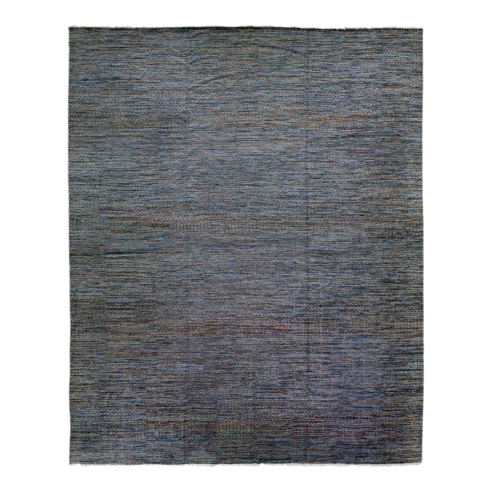 Contemporary Handmade Multicolor Geometric Wool Rug 16'3 x 19'10: Contemporary Handmade Multicolor Geometric Wool Rug 16'3 x 19'10 Enhance your living space with this stunning Modern Savannah Handmade Multicolor Geometric Oversize Wool Rug. This exquisite hand-knott