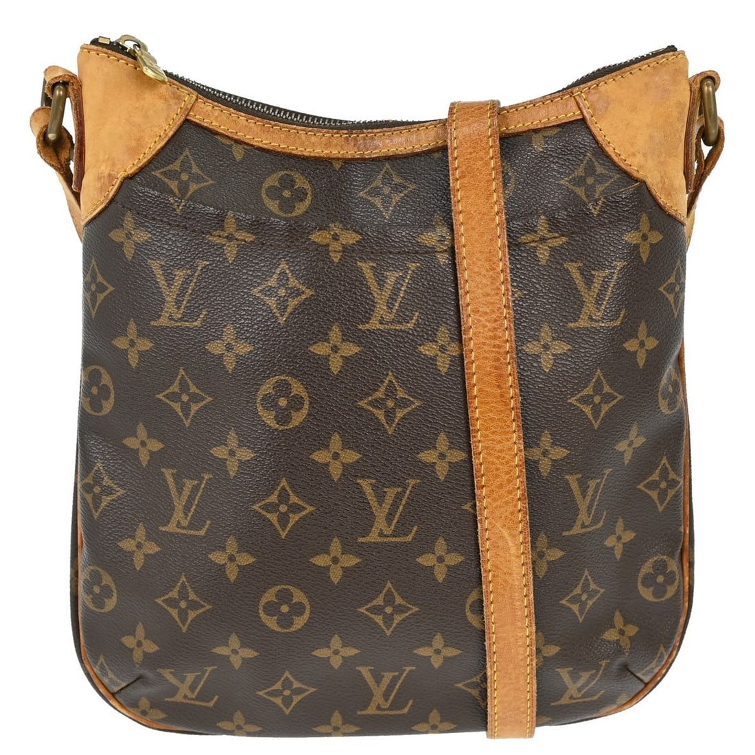 Louis Vuitton Odeon PM Monogram Canvas Crossbody Bag M56390: Louis Vuitton Odeon PM Monogram Canvas Crossbody Bag M56390 Vintage Louis Vuitton Odeon PM crossbody shoulder bag in brown Monogram canvas with leather trim. This women's medium bag features a zip clo