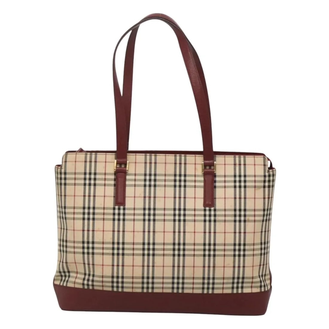 Burberry Nova Check Beige Canvas Leather Tote Bag for Women: Burberry Nova Check Beige Canvas Leather Tote Bag for Women This Burberry Nova Check Tote is crafted from beige canvas with leather accents, designed for women. The bag features the signature Nova Che