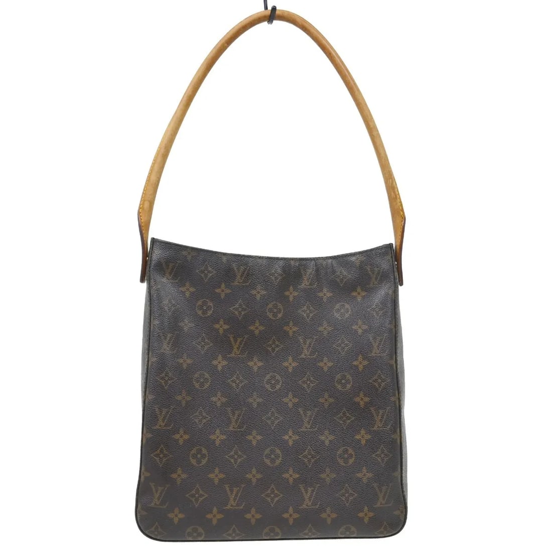 Louis Vuitton Monogram Looping shoulder bag in brown canvas: Louis Vuitton Monogram Looping shoulder bag in brown canvas Louis Vuitton Monogram Looping handbag in brown monogram canvas. This women's bag is made in France and is presented in good condition with 