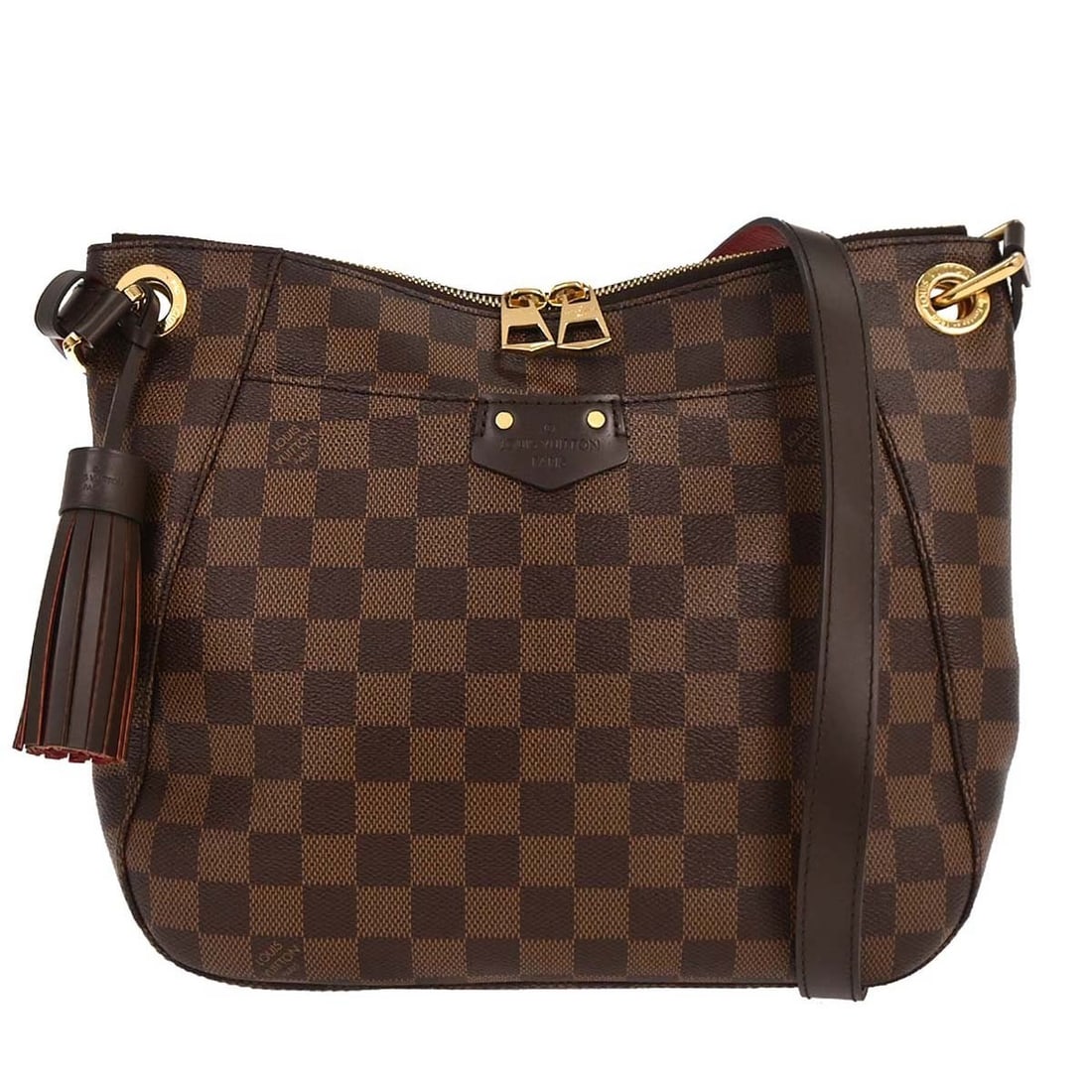 Louis Vuitton South Bank Besace Damier Brown Crossbody Shoulder Bag (1 of 10)