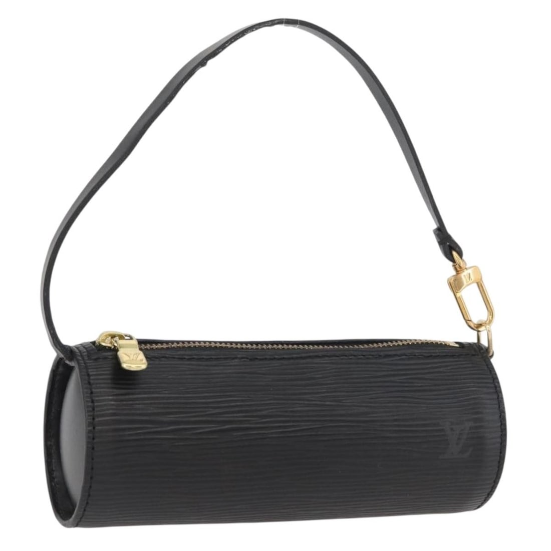 Louis Vuitton Epi Leather Black Soufflot Pouch: Louis Vuitton Epi Leather Black Soufflot Pouch This Louis Vuitton Epi Soufflot pouch features black Epi leather and is designed for women. The pouch is made in France and offers a compact design suita