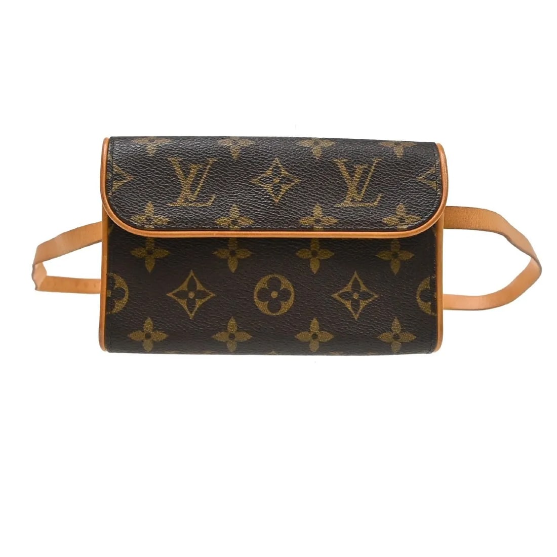 Louis Vuitton Florentine Waist Bag Monogram Canvas Brown: Louis Vuitton Florentine Waist Bag Monogram Canvas Brown Louis Vuitton Florentine Waist bag in brown monogram canvas. This vintage piece is in fair condition with visible wear, including scuffs and