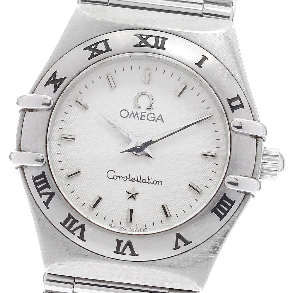 Omega Constellation Mini Quartz 1562.30 Stainless Steel Women's Watch: Omega Constellation Mini Quartz 1562.30 Stainless Steel Women's Watch This OMEGA Constellation Mini Quartz women's wristwatch features a stainless steel case and bracelet with a white dial. The watch