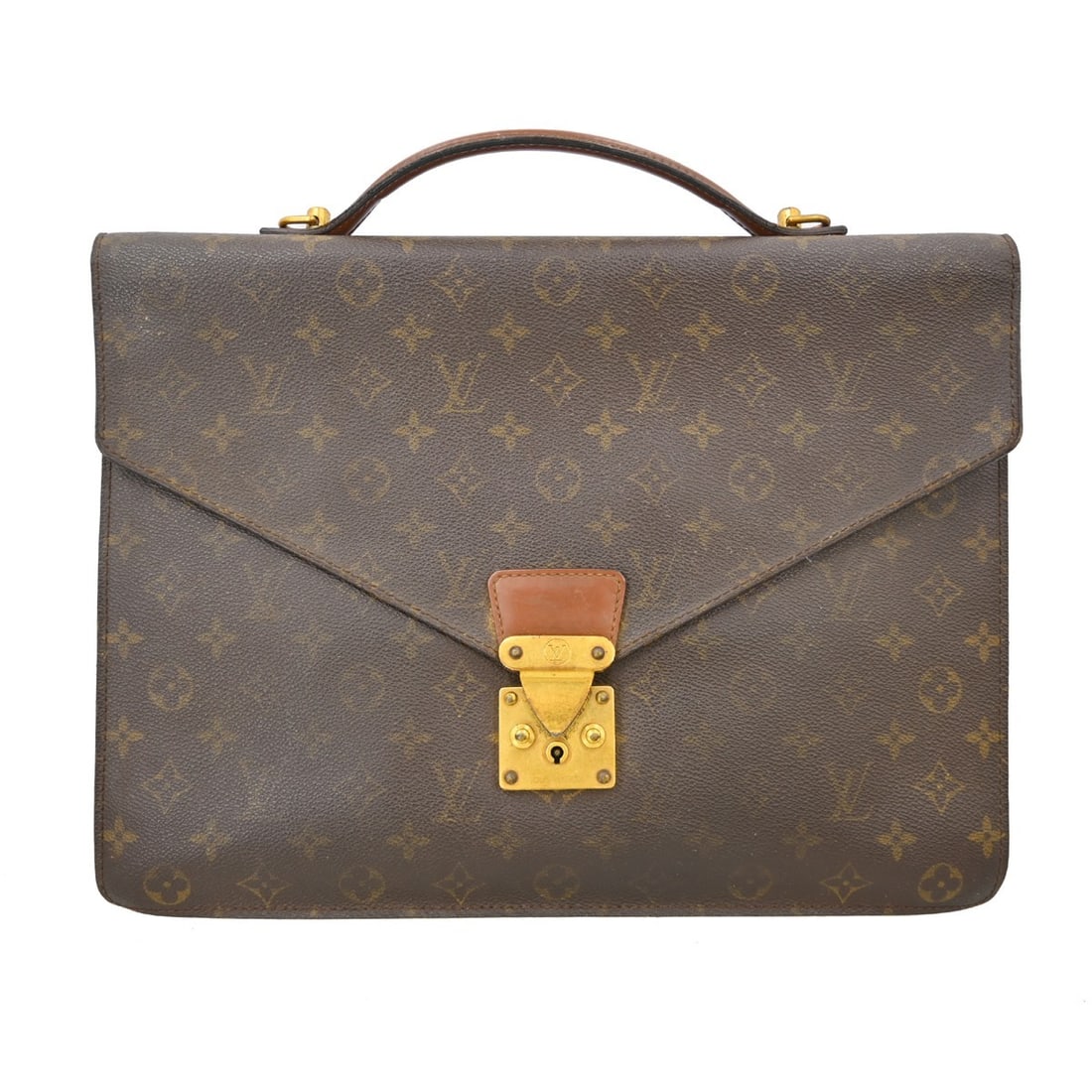 Louis Vuitton Porte Documents Bandouliere Monogram Briefcase M53338 (1 of 17)