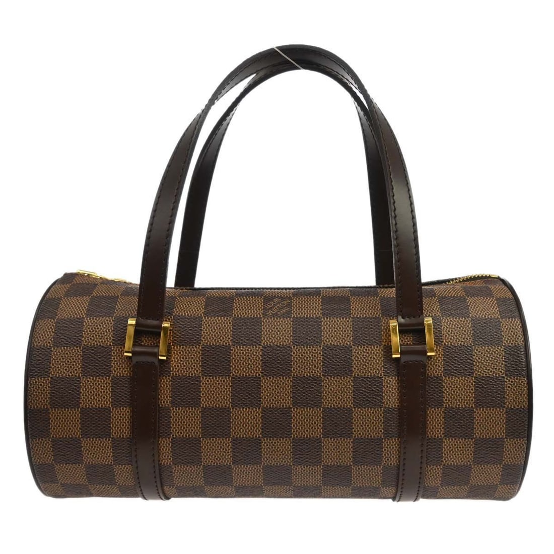 Louis Vuitton Papillon 26 Damier Canvas Brown Hand Bag N51304: Louis Vuitton Papillon 26 Damier Canvas Brown Hand Bag N51304 Louis Vuitton Papillon 26 handbag in Damier canvas and leather with an Ebene brown check pattern. This women's handbag features a zip clos