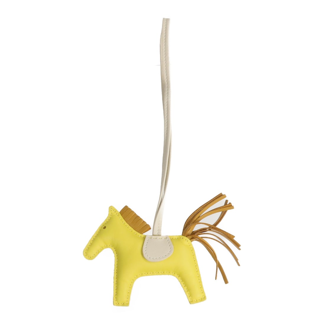 Hermes Rodeo PM lambskin charm yellow (1 of 7)