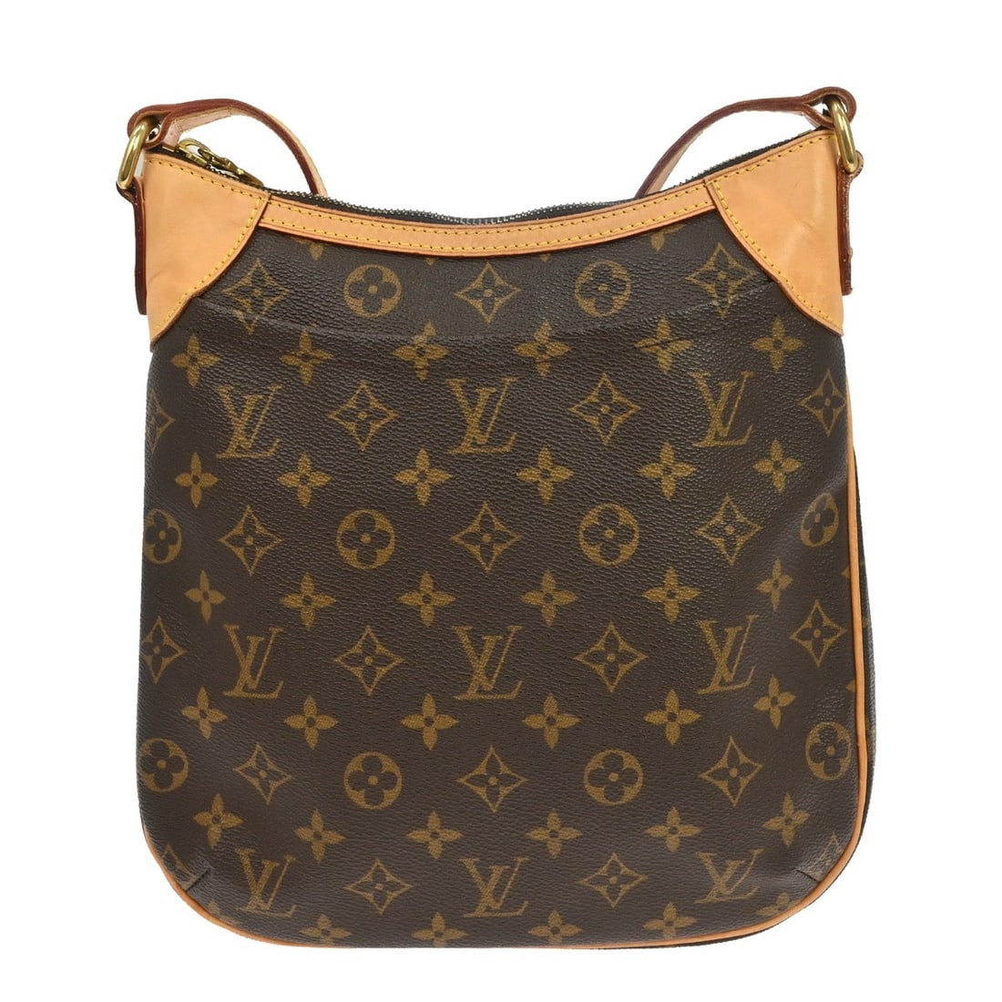 Louis Vuitton Odeon PM Monogram Canvas Crossbody Bag M56390: Louis Vuitton Odeon PM Monogram Canvas Crossbody Bag M56390 Louis Vuitton Odeon PM crossbody shoulder bag in brown Monogram canvas with leather trim and an adjustable strap. This medium bag features a