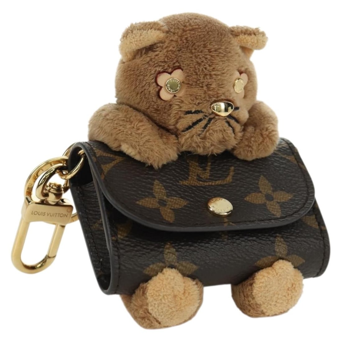 Louis Vuitton M01561 Monogram Canvas Charm with Dust Bag Box: Louis Vuitton M01561 Monogram Canvas Charm with Dust Bag Box Louis Vuitton Monogram LV Cute Charm in monogram canvas. This women's charm is made in Italy and includes the dust bag and item box. Condit