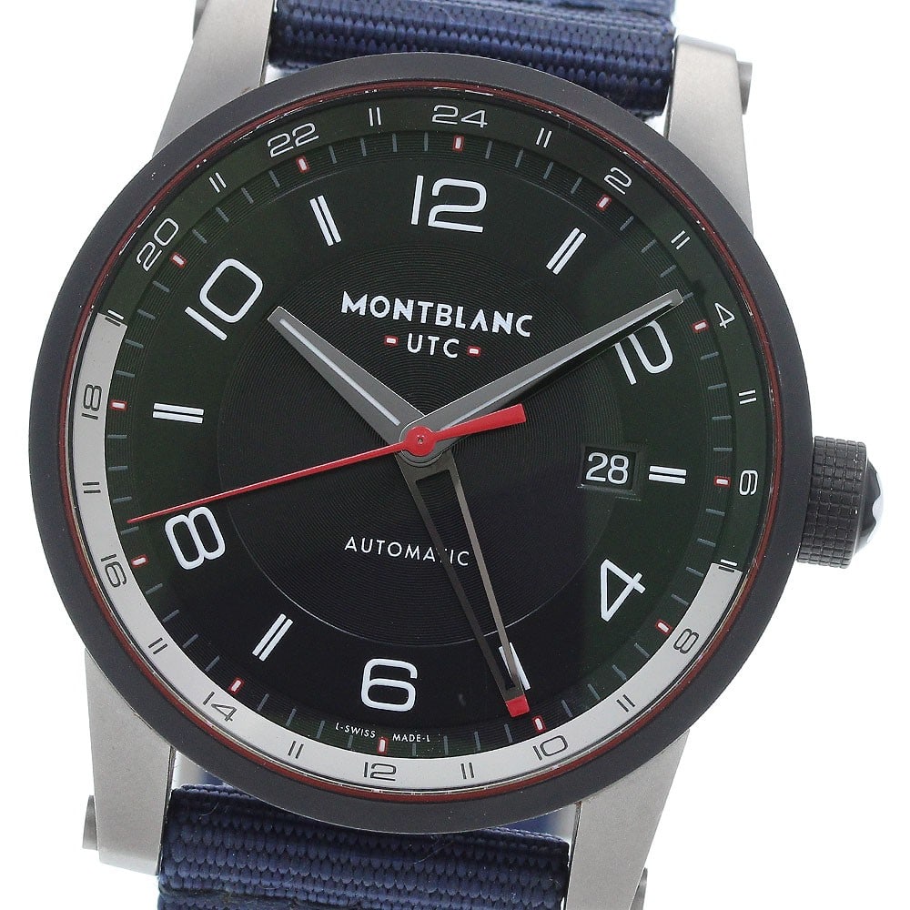 Montblanc TimeWalker Date GMT Mens Wristwatch MB113876 (1 of 6)