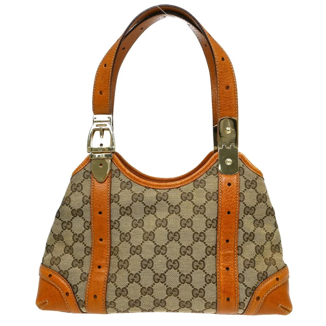 Gucci GG Shoulder Bag Beige Canvas Italy: Gucci GG Shoulder Bag Beige Canvas Italy Gucci GG Shoulder Bag in beige canvas with a matelasse design. This shoulder bag is made in Italy and remains in very good condition overall, with scuffs noted
