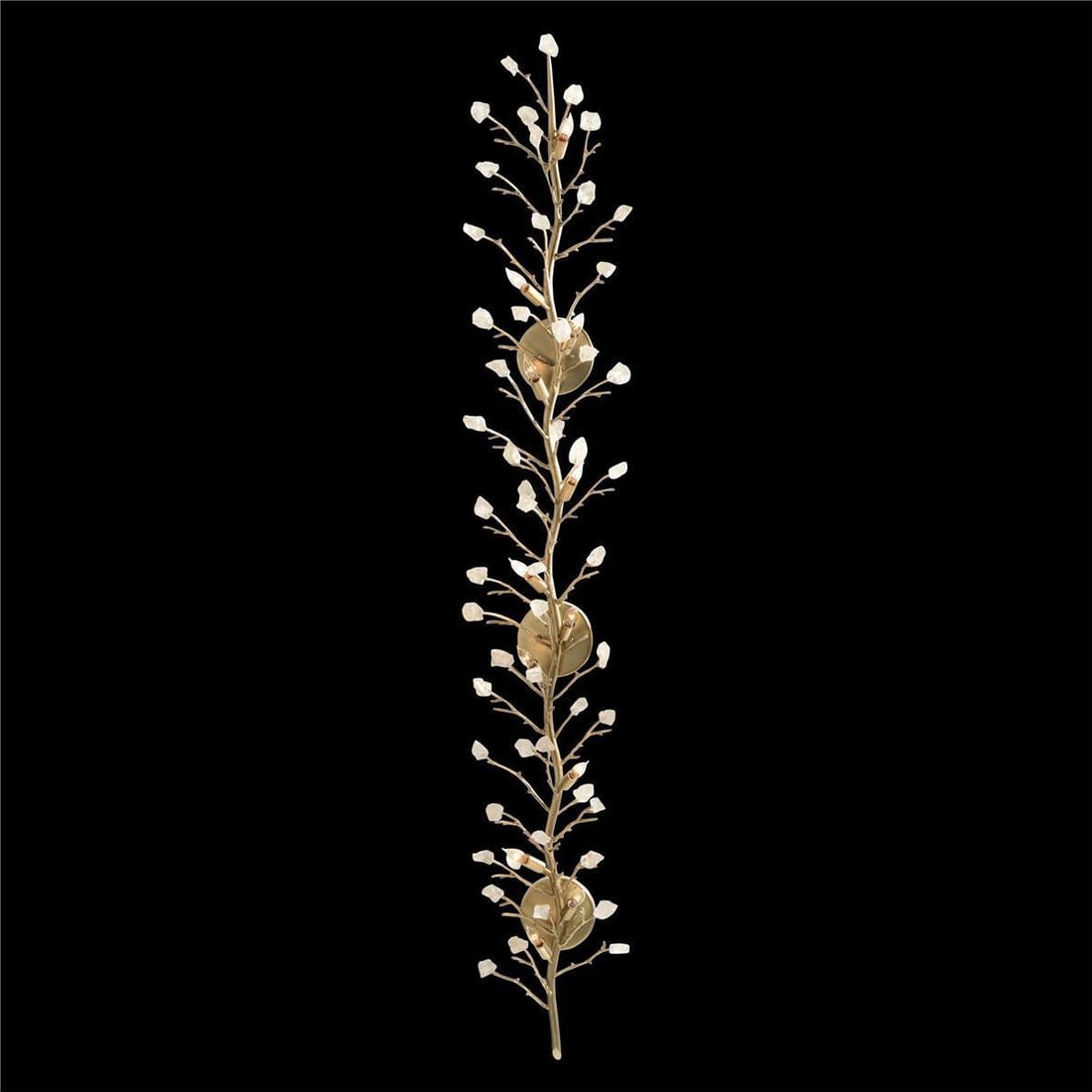 John-Richard 12-Light Antique Style Silver Wall Sconce with Quartz Accents: John-Richard 12-Light Antique Style Silver Wall Sconce with Quartz Accents Discover the elegance of this exquisite wall sconce, designed in a charming antique or vintage style. This stunning fixture f